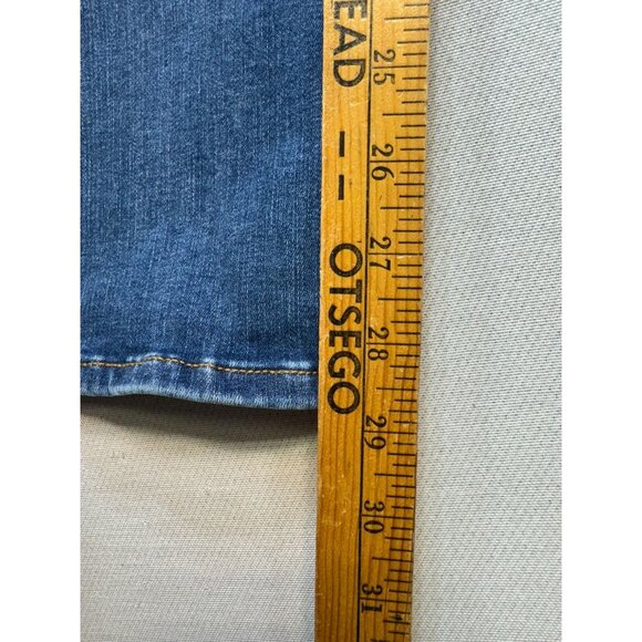 Lands End Womens Mid Rise Curvy Bootcut Jeans Size 2 Strethy - Picture 9 of 13